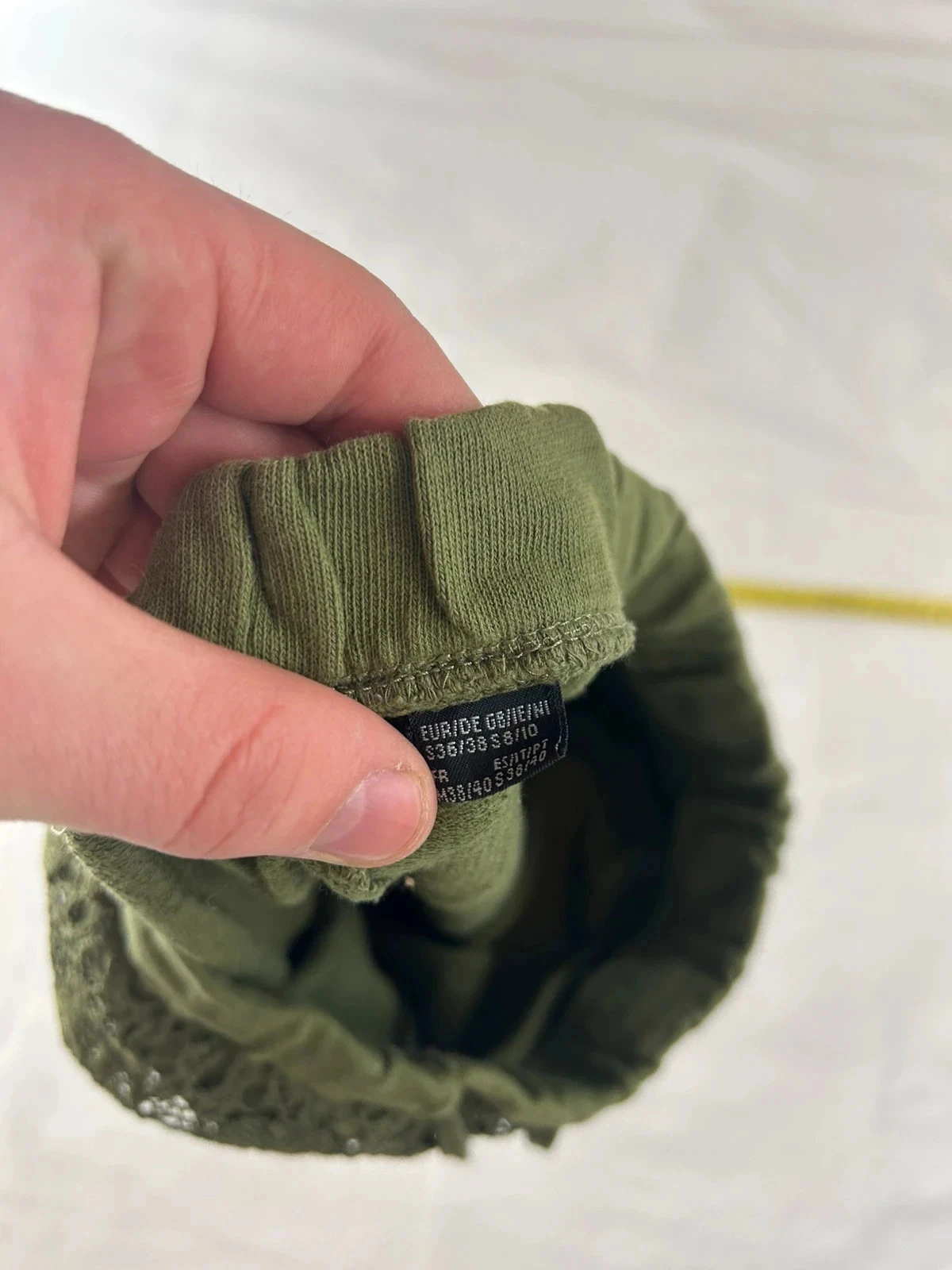 Donkergroen kanten short esmara – photo 6